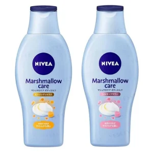 Marshmallow Care Body Milk by Nivea Japan