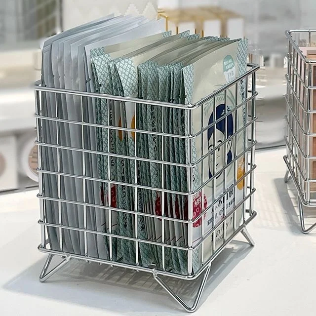 Metal Desk Organizer Basket by Momoi