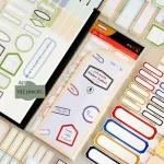 Metallic Index Tab Sticky Notes (Various Designs) by OH.Leely