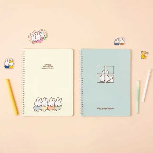 Miffy Spiral Line Notebook (B5) by Iswas