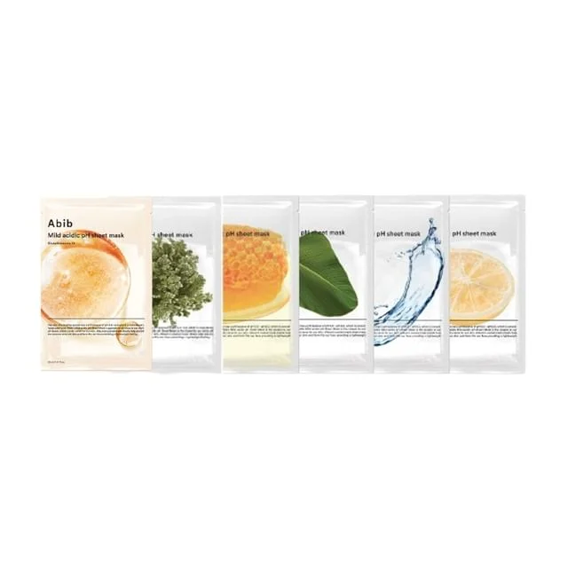 Mild Acidic pH Sheet Mask Set - 6 Types by Abib