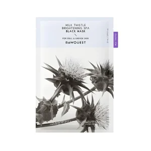 Milk Thistle Brightening SPA Black Mask by Rawquest