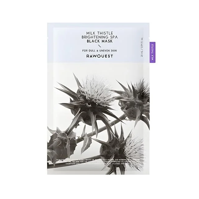 Milk Thistle Brightening SPA Black Mask by Rawquest