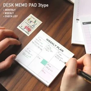 Mini Schedule Note Pad by Hera's Place