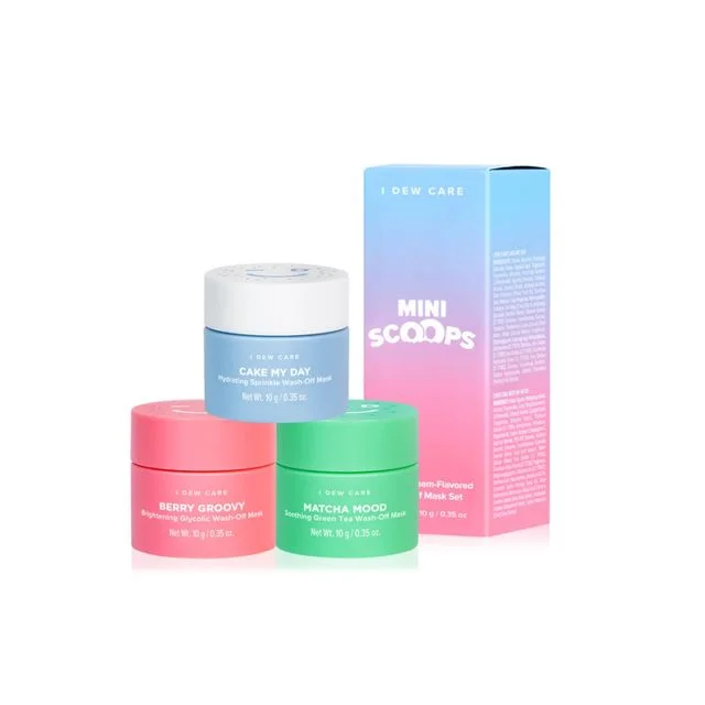 Mini Scoops Wash-Off Mask Set by I Dew Care