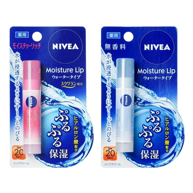 Moisture Lip Water Type Balm SPF 20 PA++ by Nivea Japan