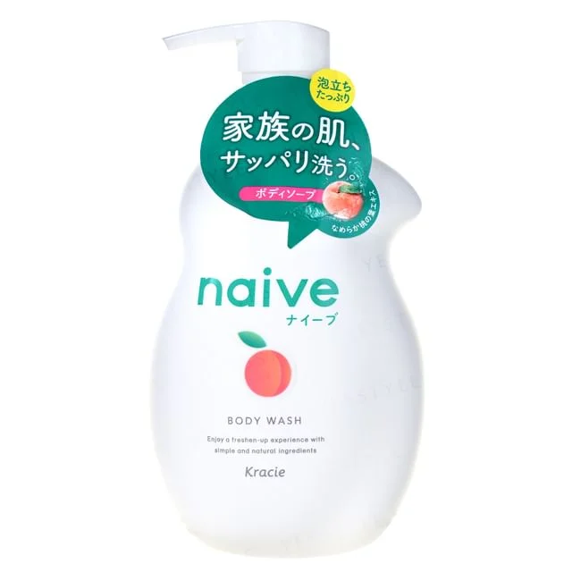 Naive Body Wash Peach Leaf by Kracie