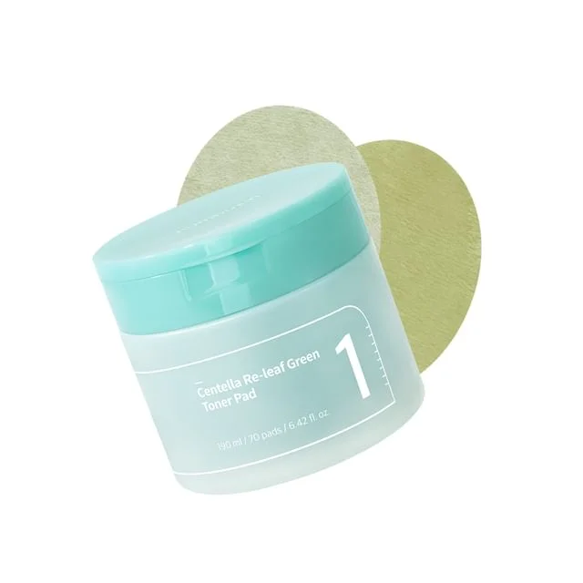 No.1 Centella Re-Leaf Green Toner Pad by Numbuzin