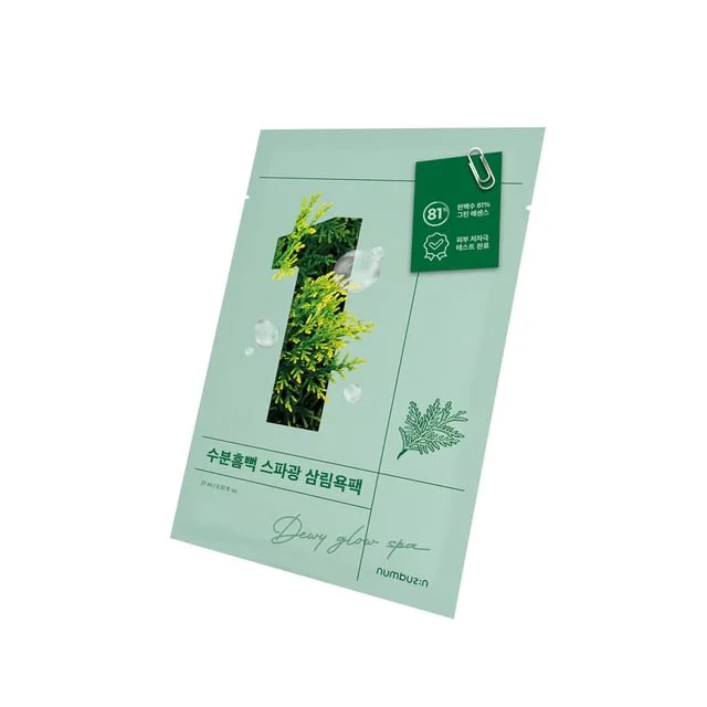 No. 1 Dewy Glow Spa Sheet Mask by Numbuzin