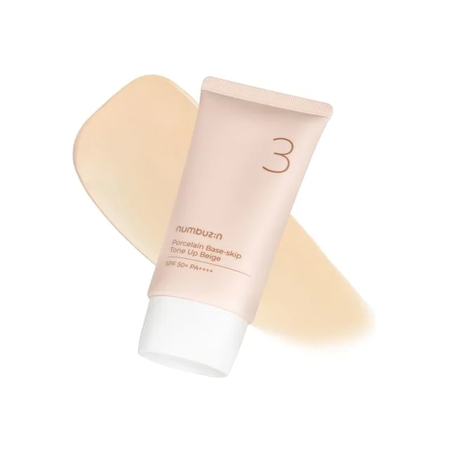 No. 3 Porcelain Base-Skip Tone Up Beige by Numbuzin