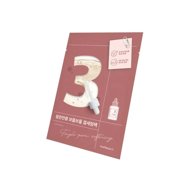 No. 3 Tingle-Pore Softening Sheet Mask by Numbuzin