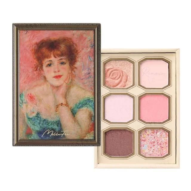 Painting Eyeshadow Palette 12 Portrait of Jeanne Samary by MilleFee