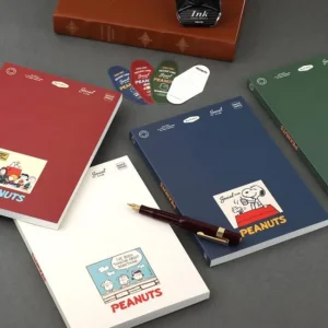 PEANUTS Hardcover Grid Notebook (A5) by Iswas