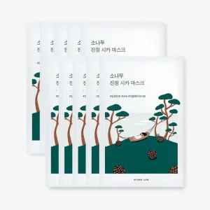 Pine Calming Cica Mask Set by Round Lab