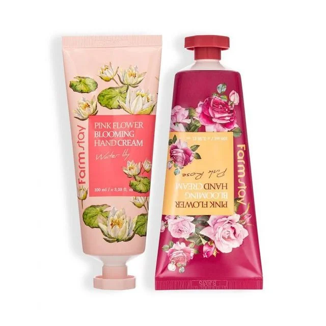 Pink Flower Blooming Hand Cream Set by Farm Stay