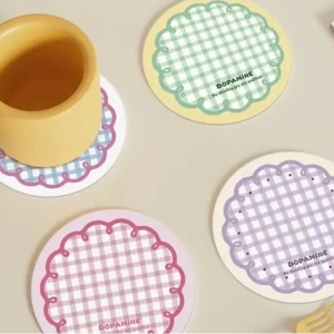 Plaid Coaster (Various Designs) by Home Simply
