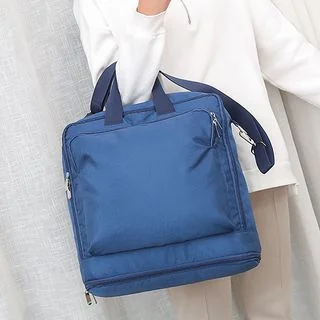 Plain Nylon Shoulder Bag by Evorest Bags