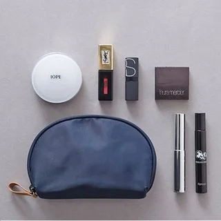 Plain Zip Make Up Pouch by Hera's Place