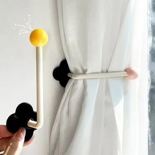Plastic Adhesive Curtain Hook by Lazy Corner