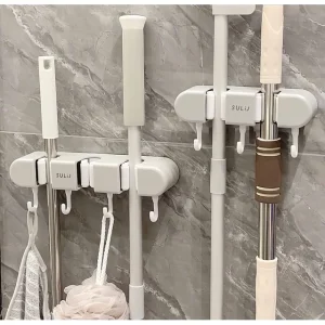 Plastic Adhesive Mop Holder by Fun House