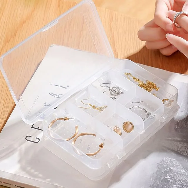 Plastic Divided Jewelry Box by Evora