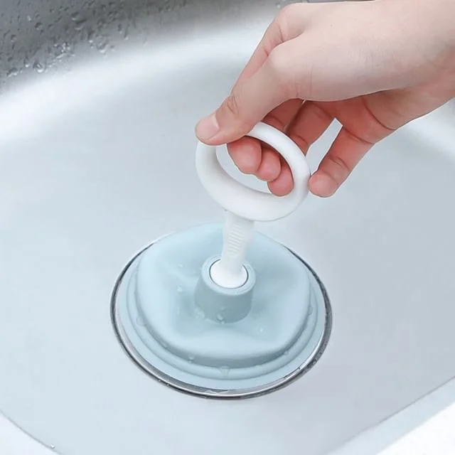 Plastic Drain Plunger by Lazy Corner