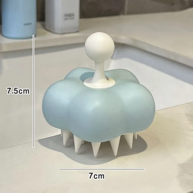 Plastic Face Wash Foaming Bottle / Head Scalp Massager / Set by Momoi