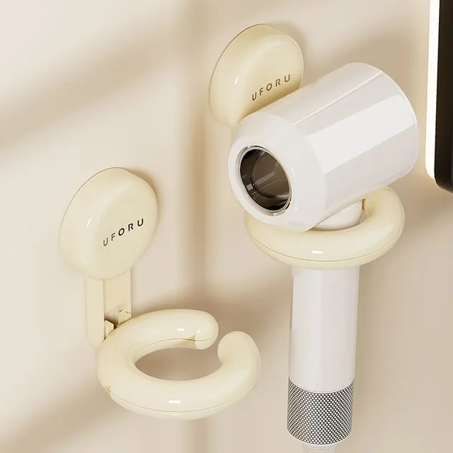 Plastic Hair Dryer Holder by Lazy Corner