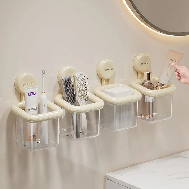 Plastic Suction Organizer by Lazy Corner