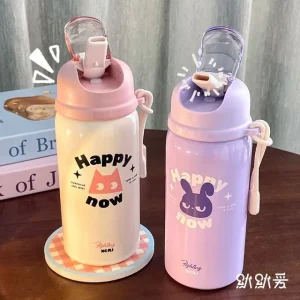 Print Stainless Steel Tumbler with Cleaning Brush (Various Designs) by Momoi