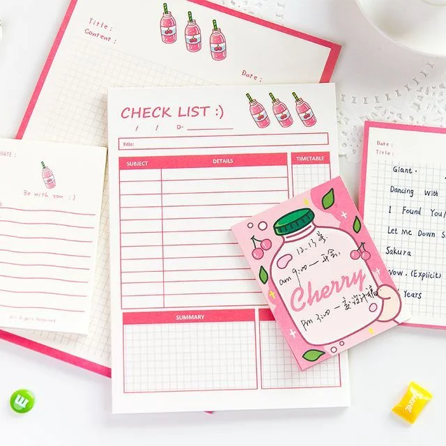 Printed Memo Pad by OH.Leely