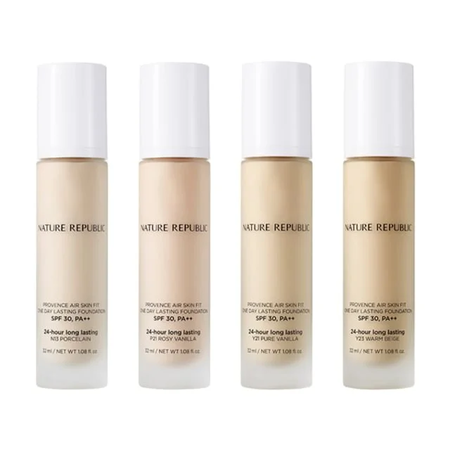 Provence Air Skin Fit One Day Lasting Foundation - 4 Colors by Nature Republic