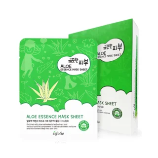 Pure Skin Aloe Essence Mask Sheet Set 10pcs by Esfolio