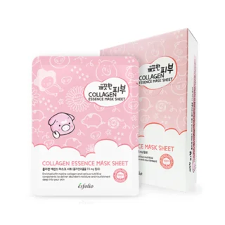Pure Skin Collagen Essence Mask Sheet Set 10pcs by Esfolio