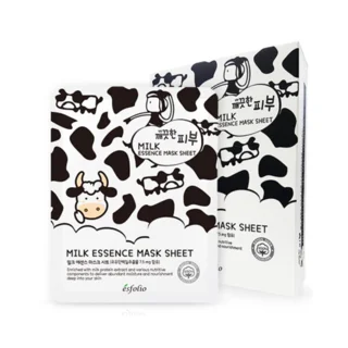 Pure Skin Milk Essence Mask Sheet Set 10pcs by Esfolio