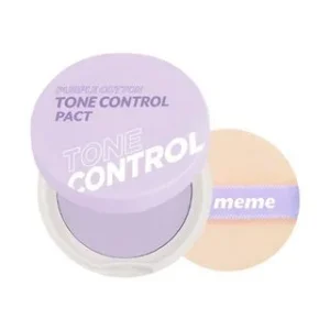 Purple Cotton Tone Control Pact by I'M Meme