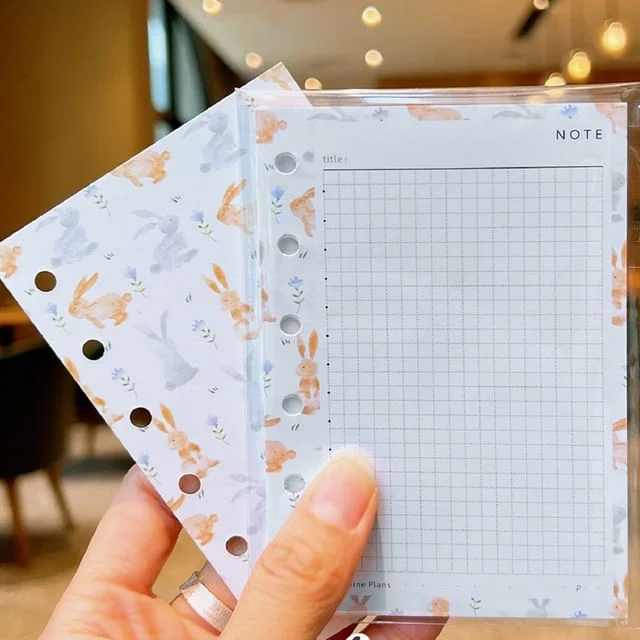 Rabbit Print Notes / Monthly Planner Insert (A5 / A6 / A7) by Fun House