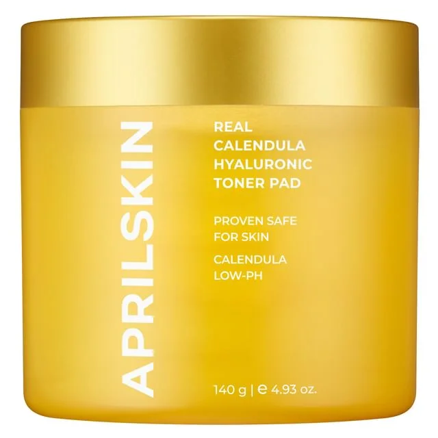 Real Calendula Hyaluronic Toner Pad by APRILSKIN