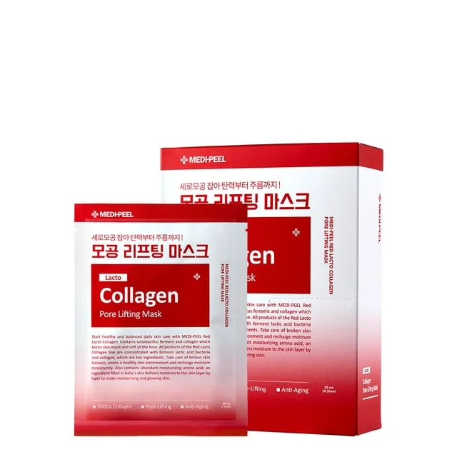 Red Lacto Collagen Pore Lifting Mask Set by Medi-Peel