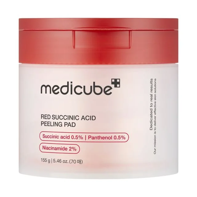 Red Succinic Acid Peeling Pad by Medicube