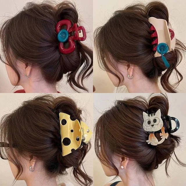 Resin Hair Claw Clip (Various Designs) by Evora