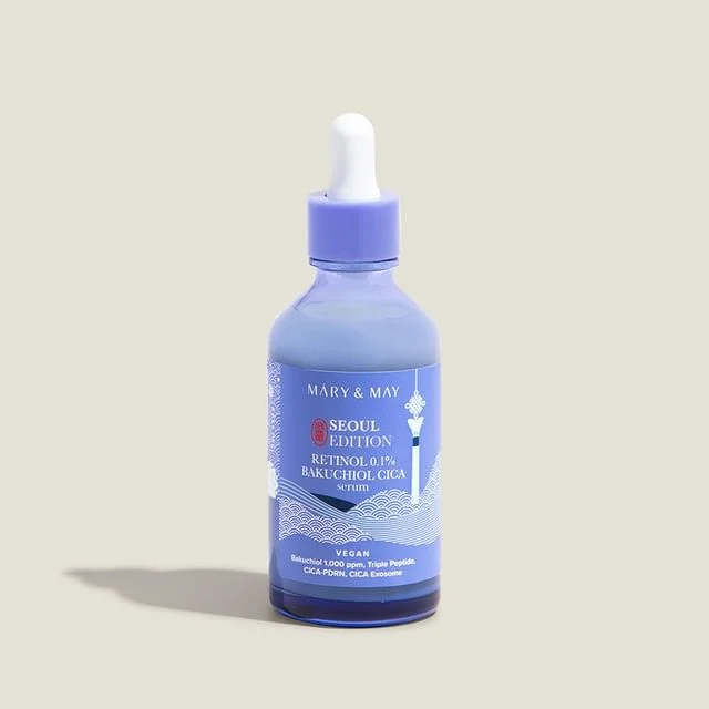 Retinol 0.1% Bakuchiol Cica Serum Seoul Edition by Mary&May