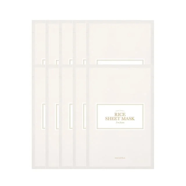 Rice Sheet Mask Bundle Set by I'm from