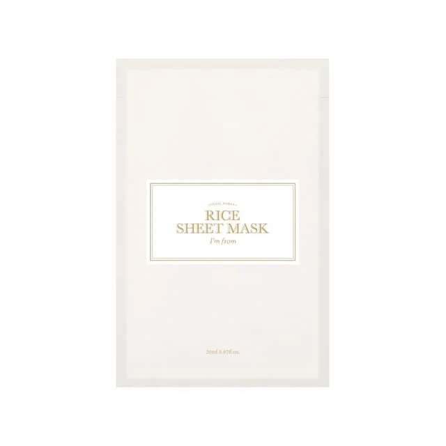 Rice Sheet Mask by I'm from