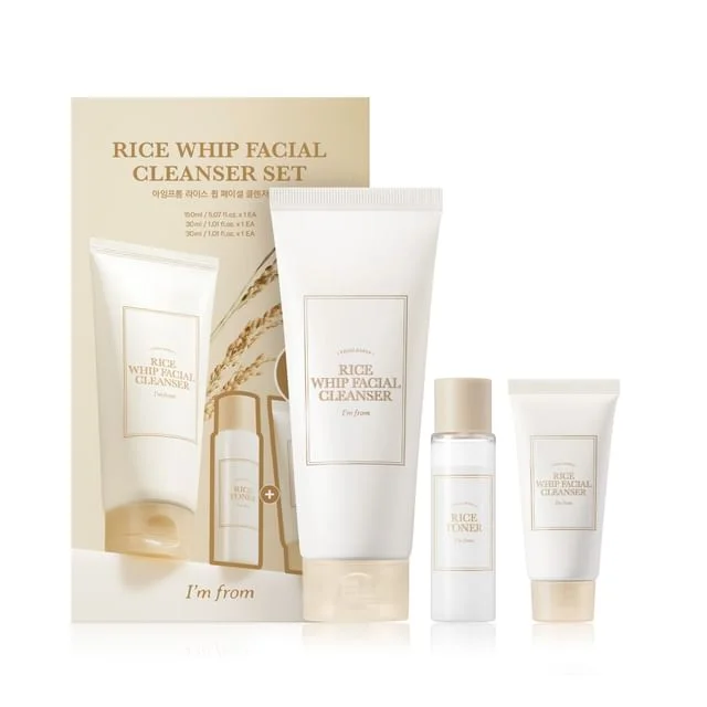 Rice Whip Facial Cleanser Set by I'm from
