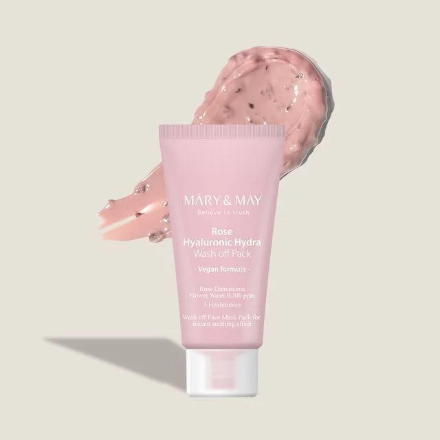 Rose Hyaluronic Hydra Wash Off Mask Pack Mini by Mary&May