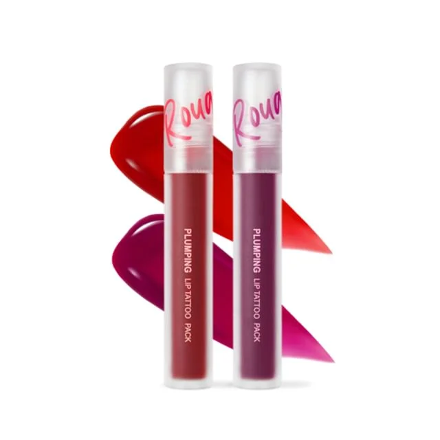 Rouge Star Plumping Lip Tattoo Pack Mild Flavor Edition - 2 Colors by MaxClinic
