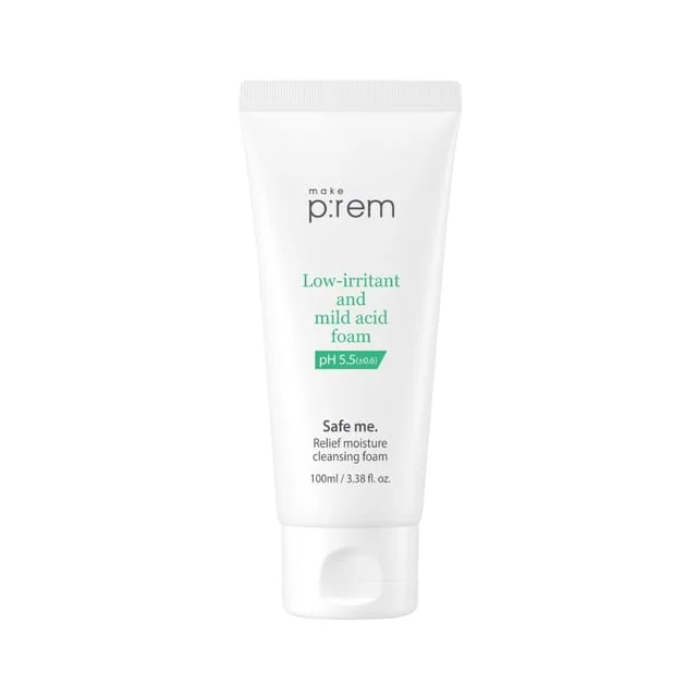 Safe Me. Relief Moisture Cleansing Foam Mini by make p:rem
