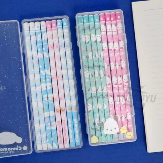 Sanrio Pencil (8 PCS) & Case Set by Iswas