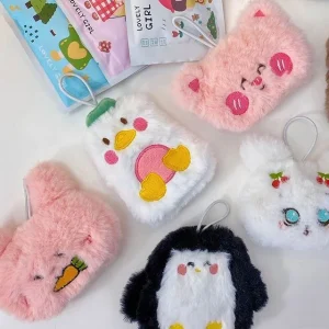 Set:  Animal Chenille Hand Warmer + Refill (various designs) by Fun House